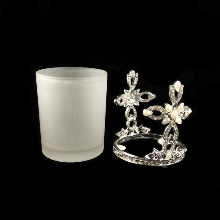 Obiecte bisericesti | Candela de masa din metal 75mm | 15101