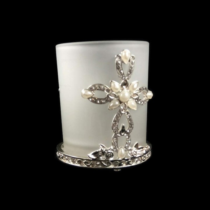 Obiecte bisericesti | Candela de masa din metal 75mm | 15101