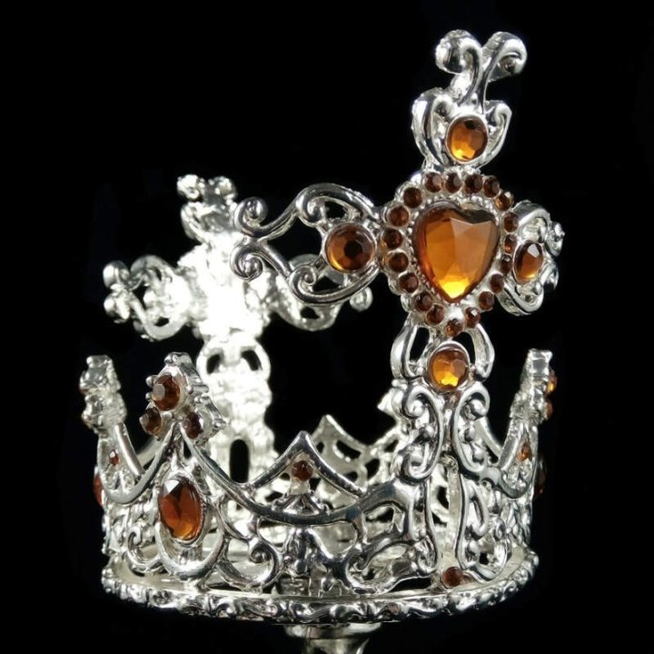 Obiecte bisericesti | Candela de masa din metal 17cm | 15102