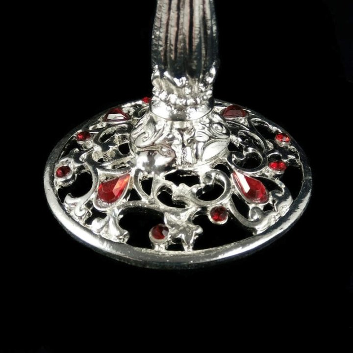 Obiecte bisericesti | Candela de masa din metal 17cm | 15102