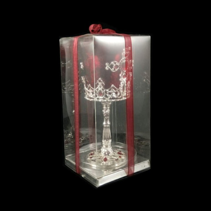 Obiecte bisericesti | Candela de masa din metal 17cm | 15102