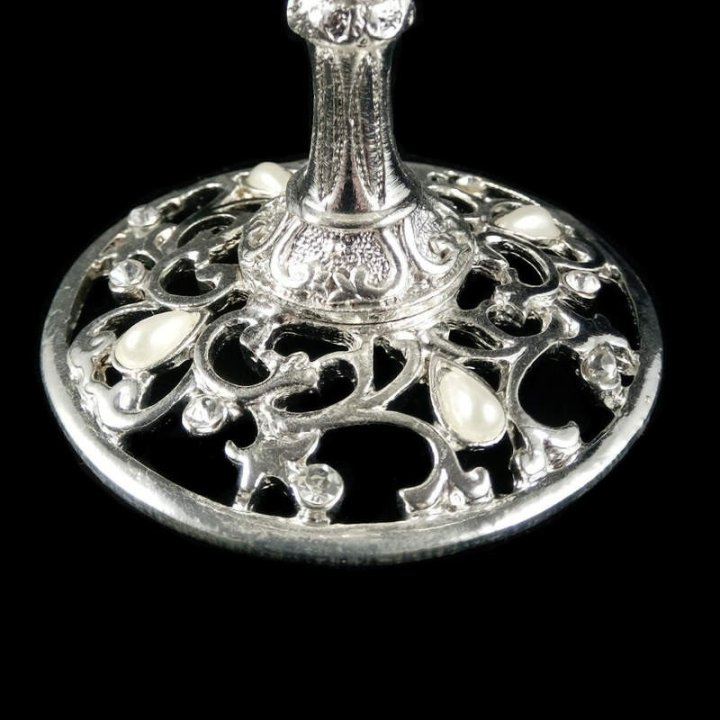 Obiecte bisericesti | Candela de masa din metal 135mm | 15104