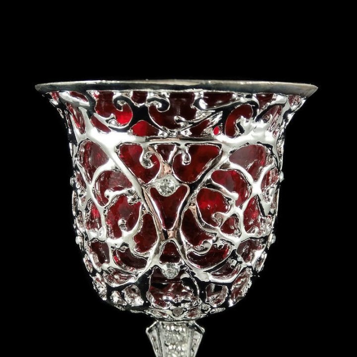 Obiecte bisericesti | Candela de masa din metal 15cm | 15126