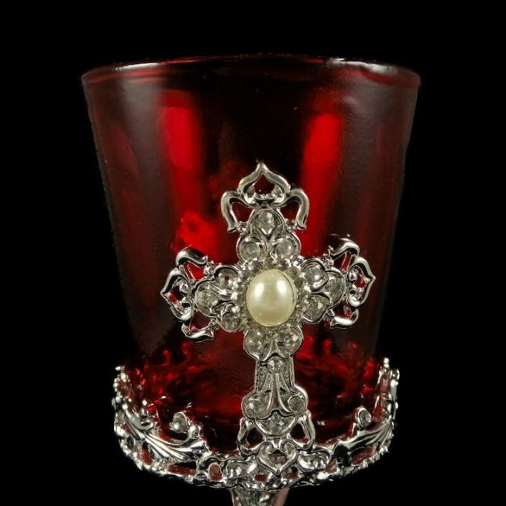 Obiecte bisericesti | Candela de masa din metal 13cm | 15127