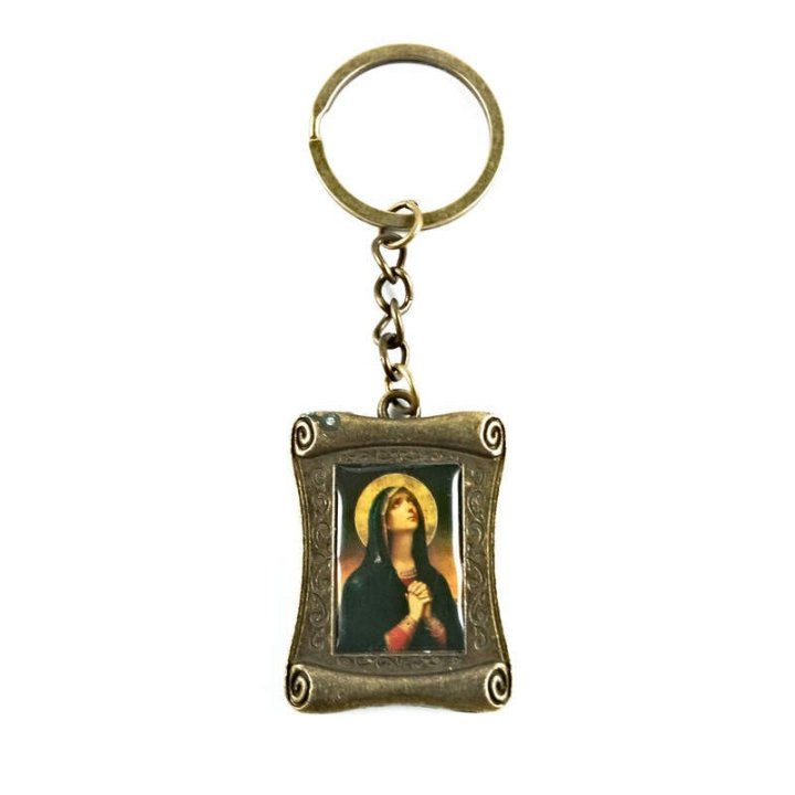 Obiecte bisericesti | Breloc cu Icoana Maicii Domnului aplicata | 11521