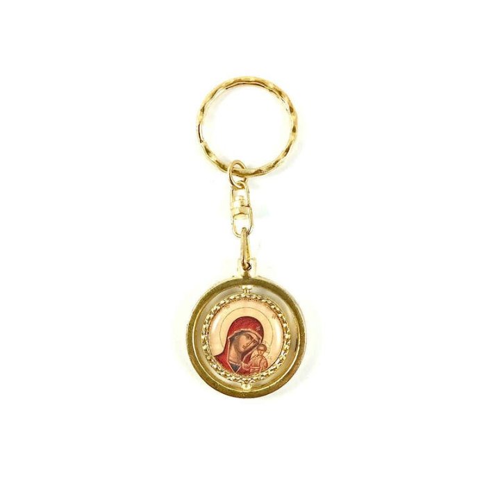Obiecte bisericesti | Breloc cu Icoana Maicii Domnului rotitoare | 11541