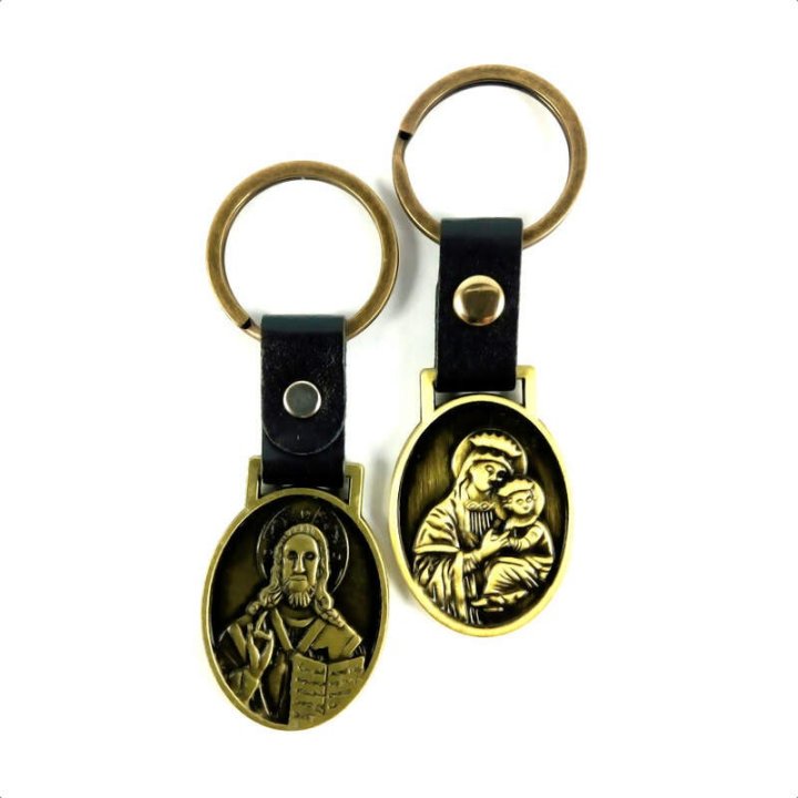 Obiecte bisericesti | Breloc cu Icoana Maicii Domnului gravata in relief | 11577