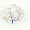 Obiecte bisericesti | Bratara spirala metalica perle de plastic | 11031