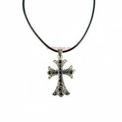 Obiecte bisericesti | Colier cruce metalica filigranata | 11800
