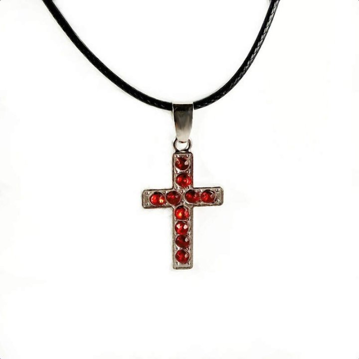 Obiecte bisericesti | Colier cruce metalica | 11807