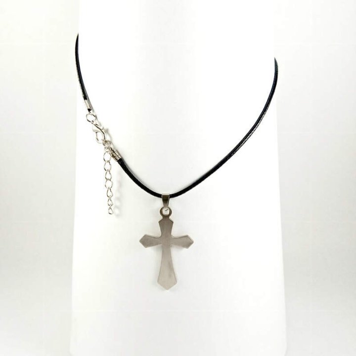 Obiecte bisericesti | Colier cruce din inox | 11835