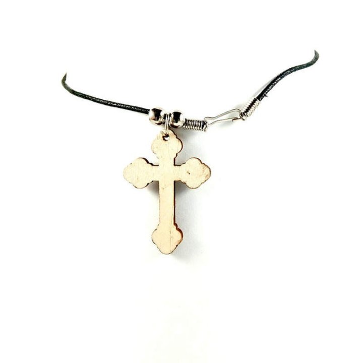 Obiecte bisericesti | Colier cruce din lemn | 11836