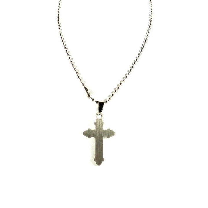 Obiecte bisericesti | Colier cruce din inox  | 11840