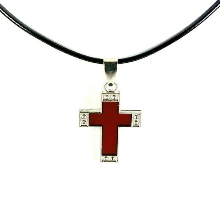 Obiecte bisericesti | Colier cruce metalica | 11848