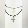 Obiecte bisericesti | Colier cruce metalica | 11848