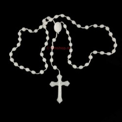 Obiecte bisericesti | Colier bile si cruce din plastic | 11851
