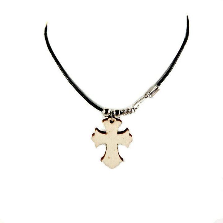 Obiecte bisericesti | Colier cruce din lemn | 11852