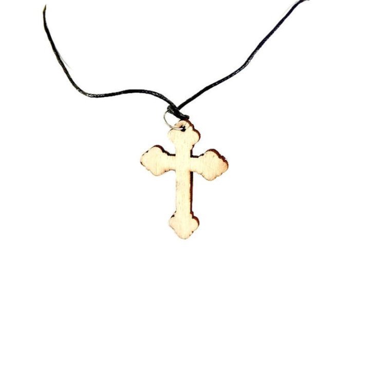 Obiecte bisericesti | Colier cruce din lemn | 11853