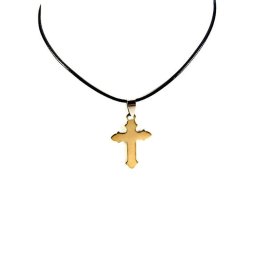Obiecte bisericesti | Colier cruce din inox | 11859