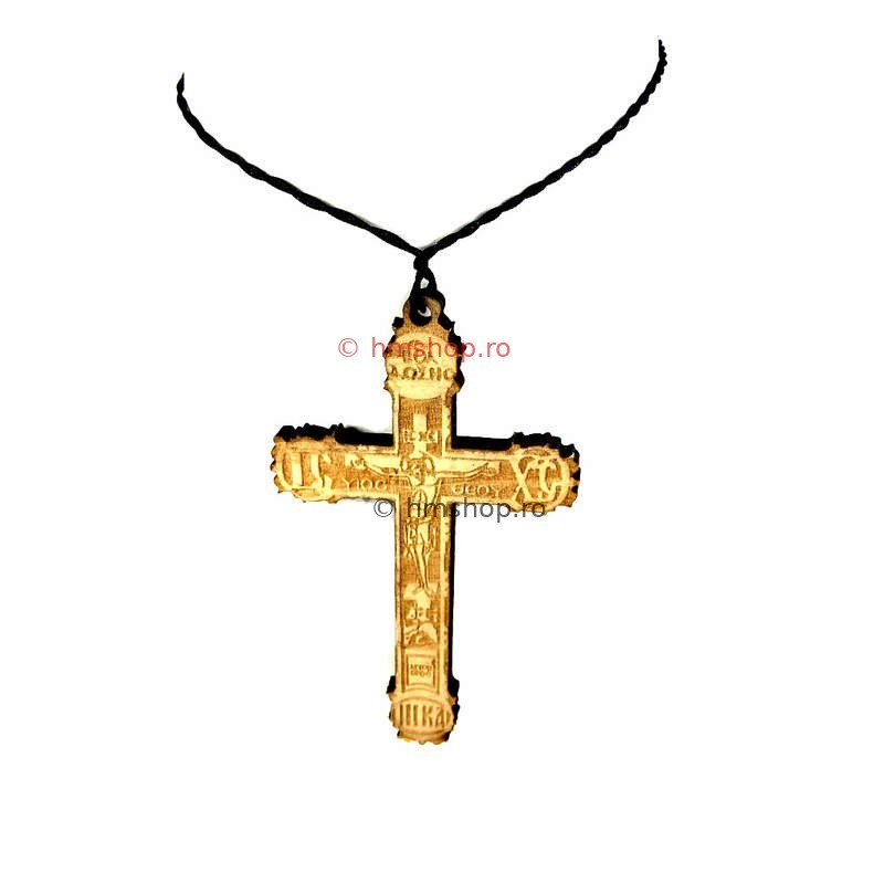 Obiecte bisericesti | Colier cruce din lemn | 11860