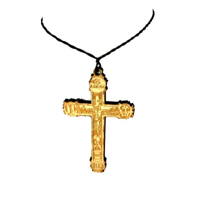Obiecte bisericesti | Colier cruce din lemn | 11860