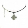 Obiecte bisericesti | Colier cruce metalica Ierusalim | 11867