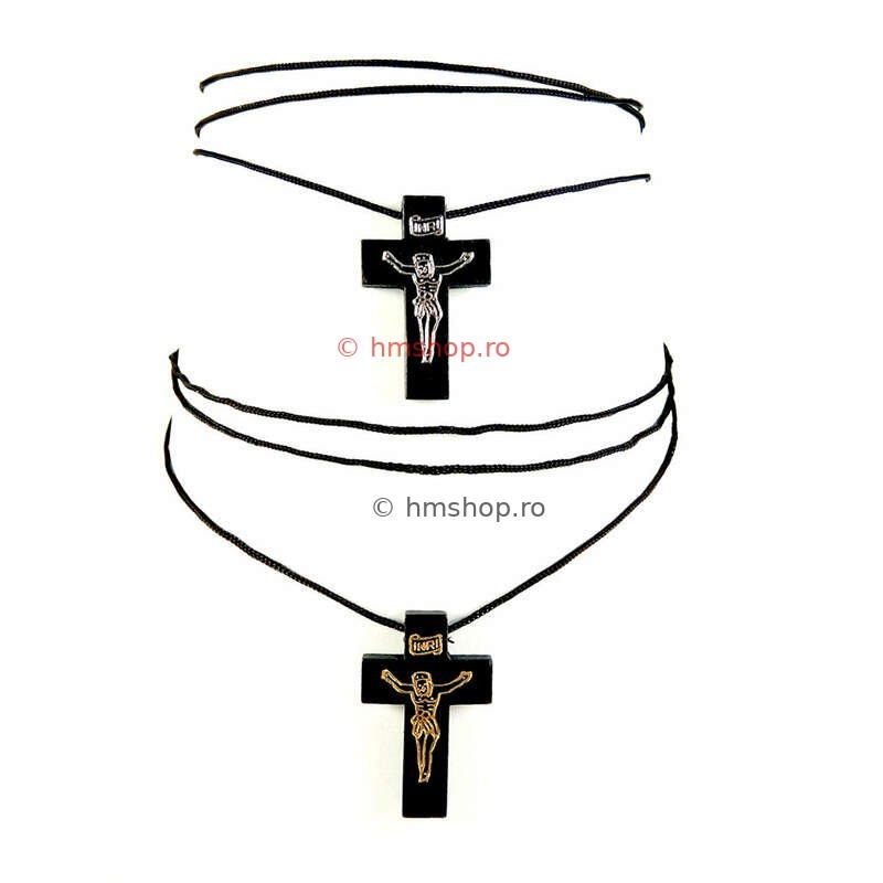 Obiecte bisericesti | Colier cruce din lemn | 11869