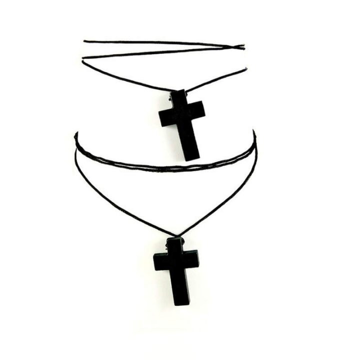 Obiecte bisericesti | Colier cruce din lemn | 11869