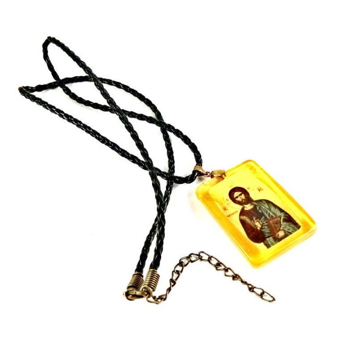 Obiecte bisericesti | Colier medalion Icoana Maicii Domnului din plastic  | 11875