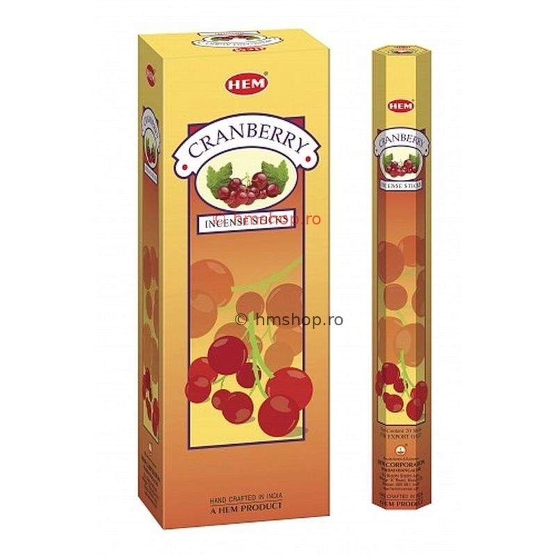 Betisoare parfumate HEM Cranberry Hem hexa | Aromaterapie