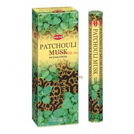 Betisoare parfumate HEM Patchouli Musk Hem hexa | Aromaterapie
