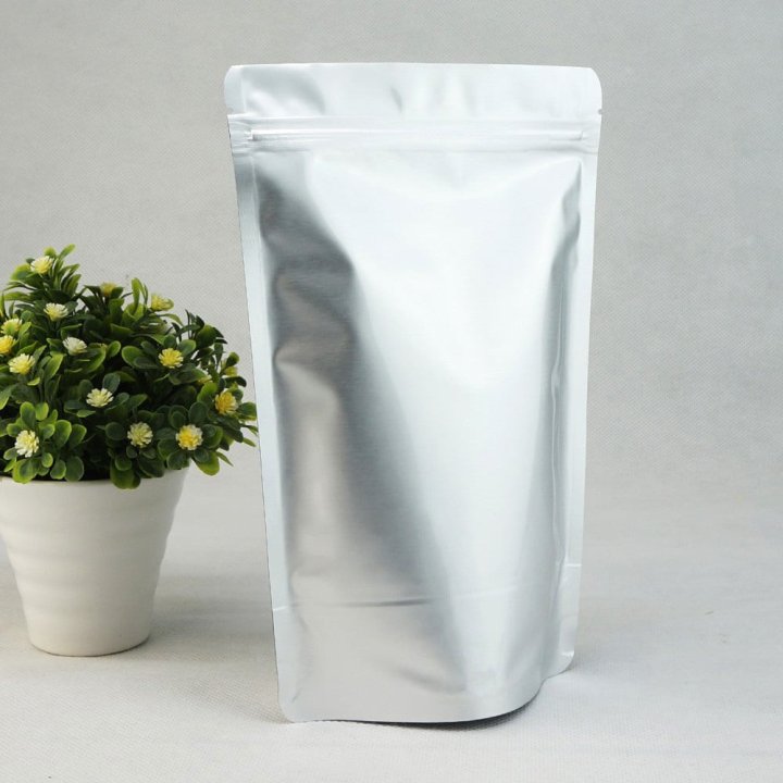Pungi stand-up din aluminiu 17x24x6cm