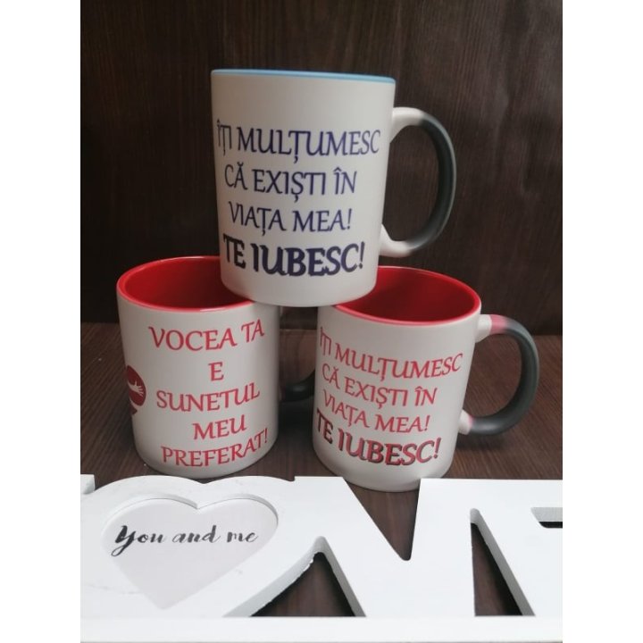 Cană termosensibilă personalizată cu pozele și mesajel dvs !!