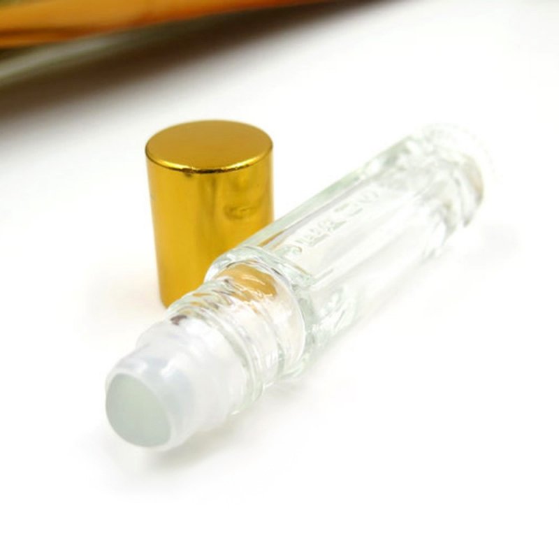 Sticluță cu roll-on transparentă