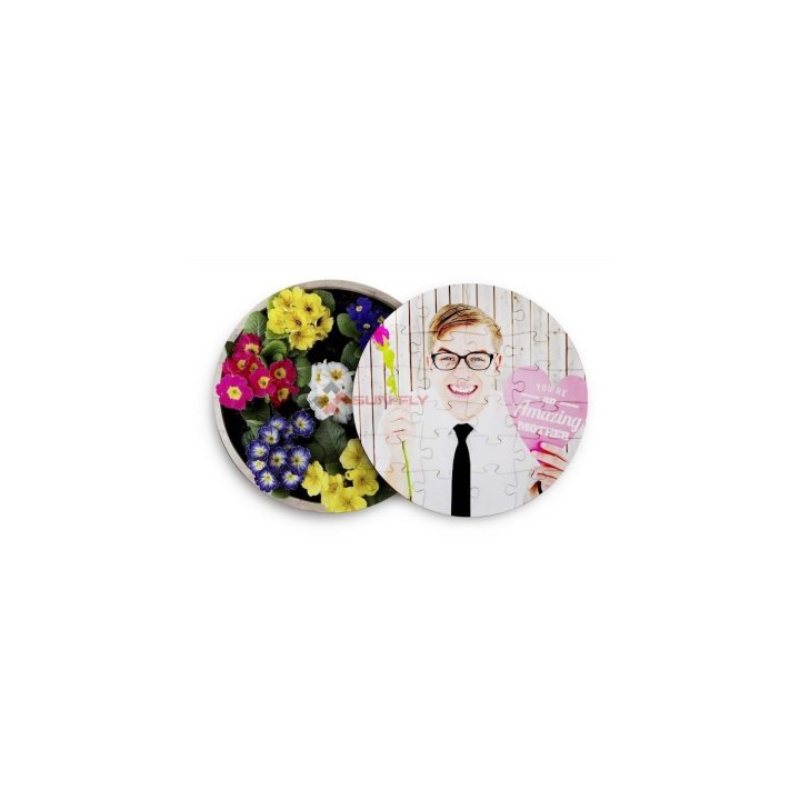 Puzzle Rotund Personalizat