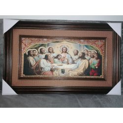 Icoană țesută - Cina cea de taină