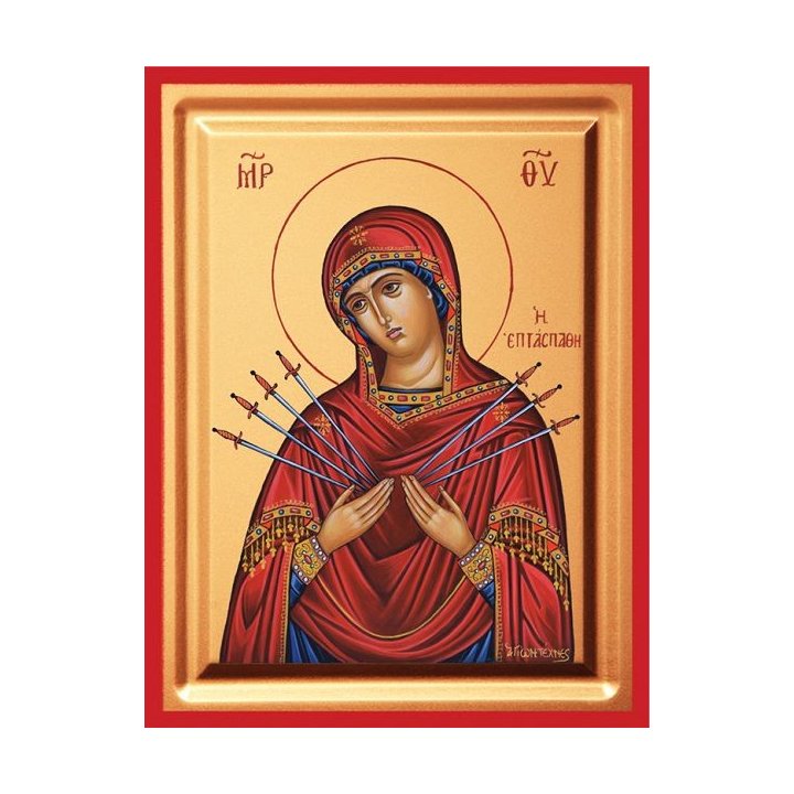 Obiecte religioase | Icoana Maicii Domnului | tesuta |