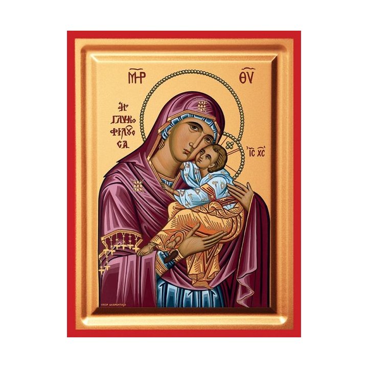 Obiecte religioase | Icoana Maicii Domnului | tesuta |