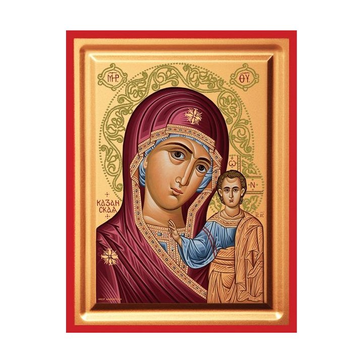 Obiecte religioase | Icoana Maicii Domnului | tesuta |