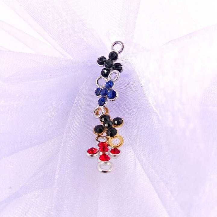 Handmade bile | Margele cruce de legatura 17mm | 6000