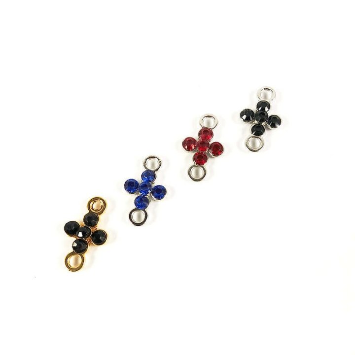 Handmade bile | Margele cruce de legatura 17mm | 6000