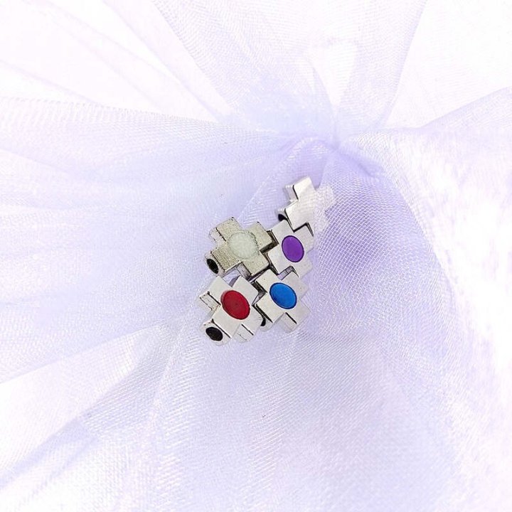 Handmade bile | Margele cruce de trecere 8mm | 6004