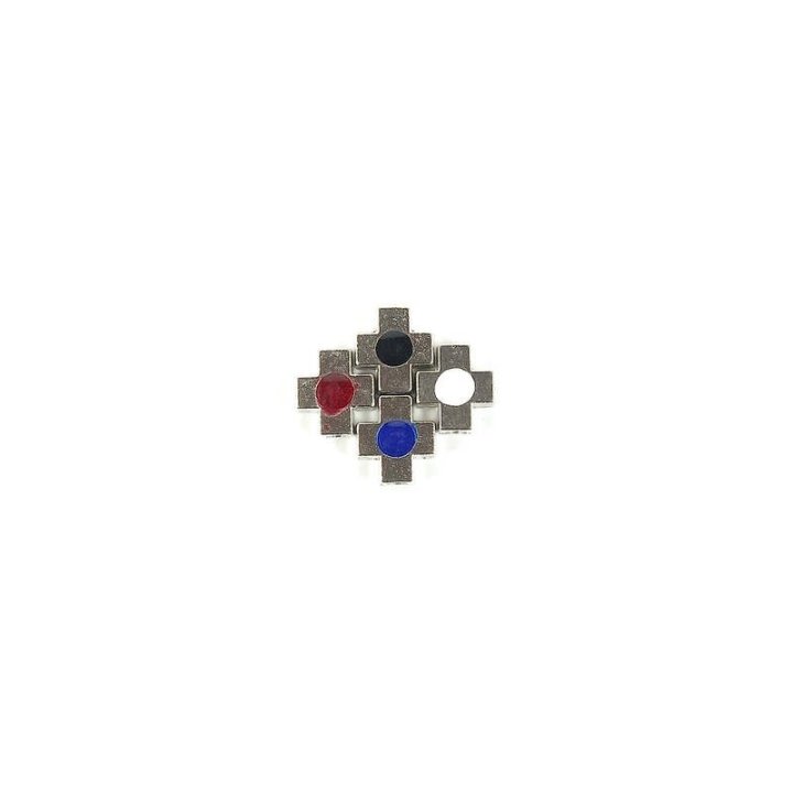 Handmade bile | Margele cruce de trecere 8mm | 6004