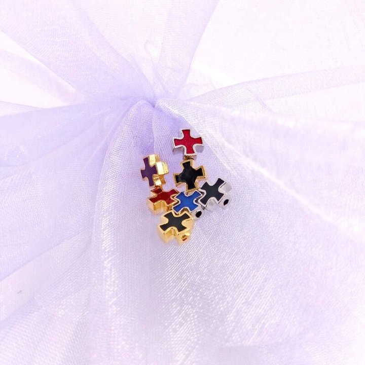 Handmade bile | Margele cruce de trecere 7mm | 6006