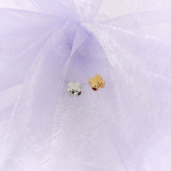 Handmade bile | Margele cruce de trecere 7mm | 6007