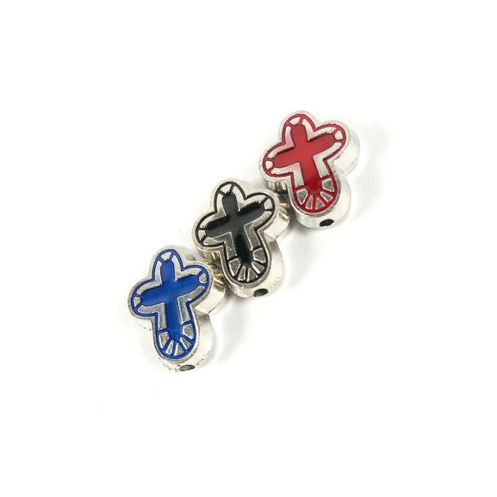 Handmade bile | Margele cruce de trecere 18mm | 6008