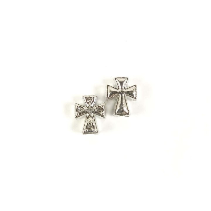 Handmade bile | Margele cruce de trecere 10mm | 6017