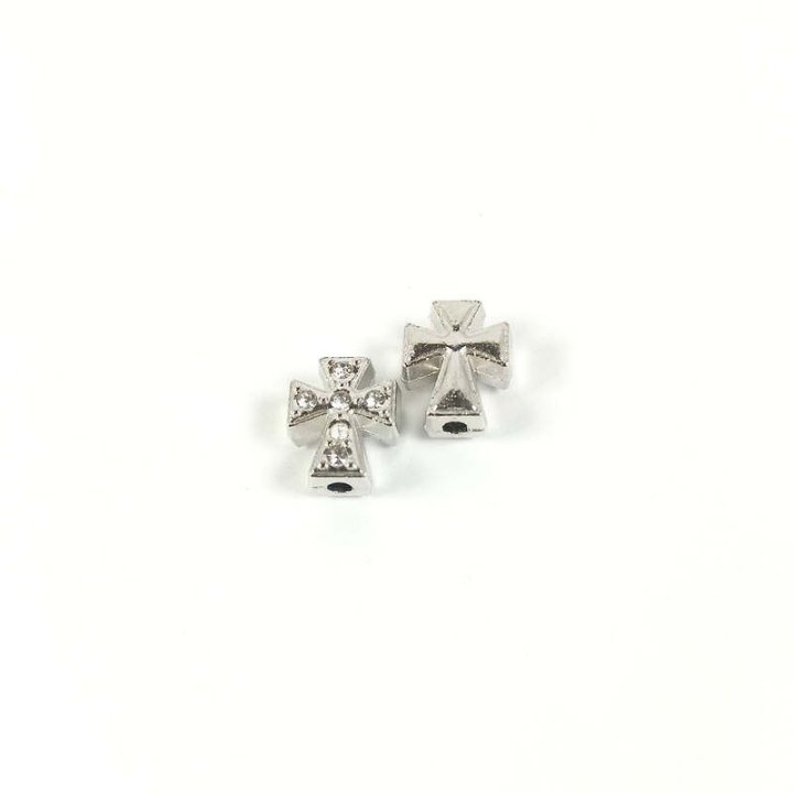 Handmade bile | Margele cruce de trecere 10mm | 6017