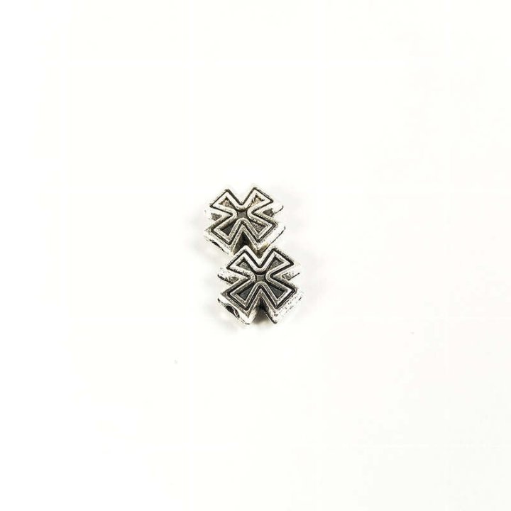 Handmade bile | Margele cruce de trecere 9mm | 6018