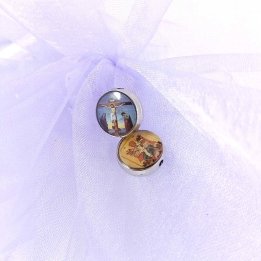 Handmade bile | Margele rotunde de trecere 10mm | 6021